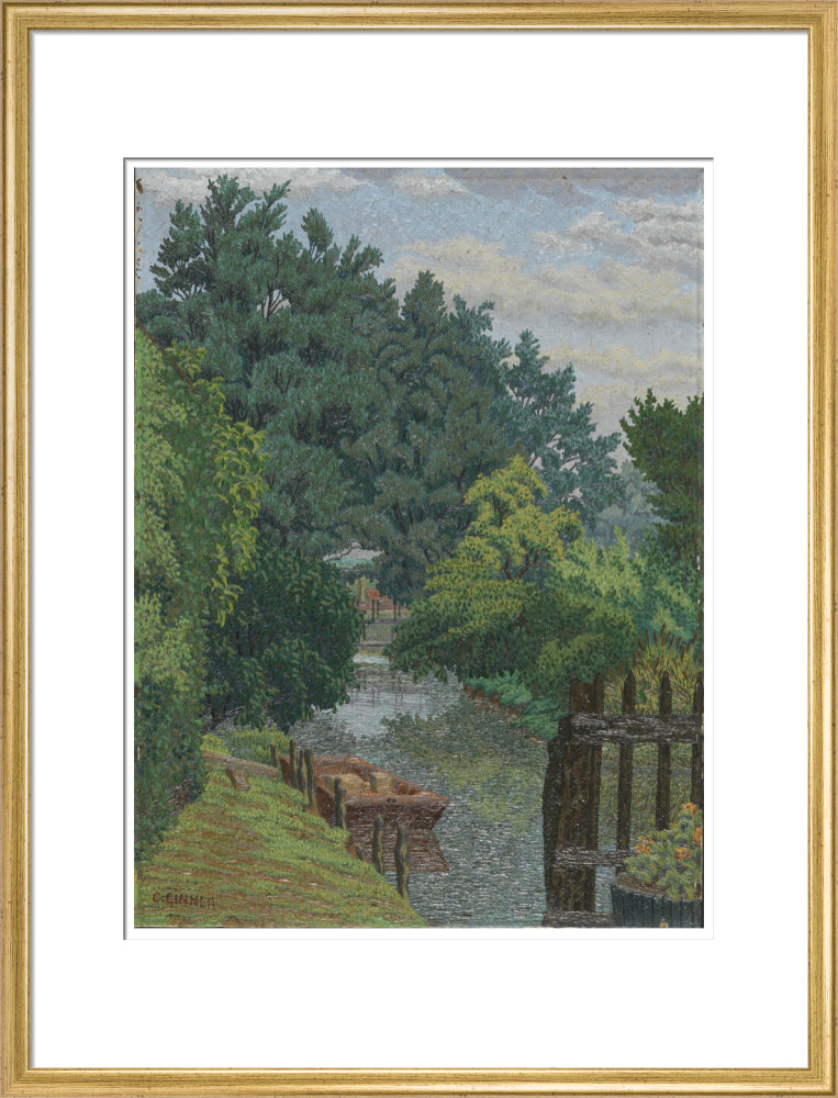 The Punt in the Mill Stream - Art print
