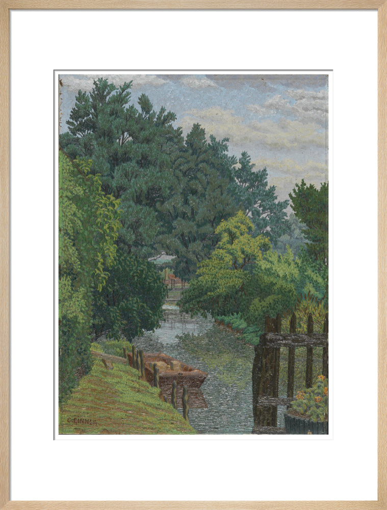The Punt in the Mill Stream - Art print