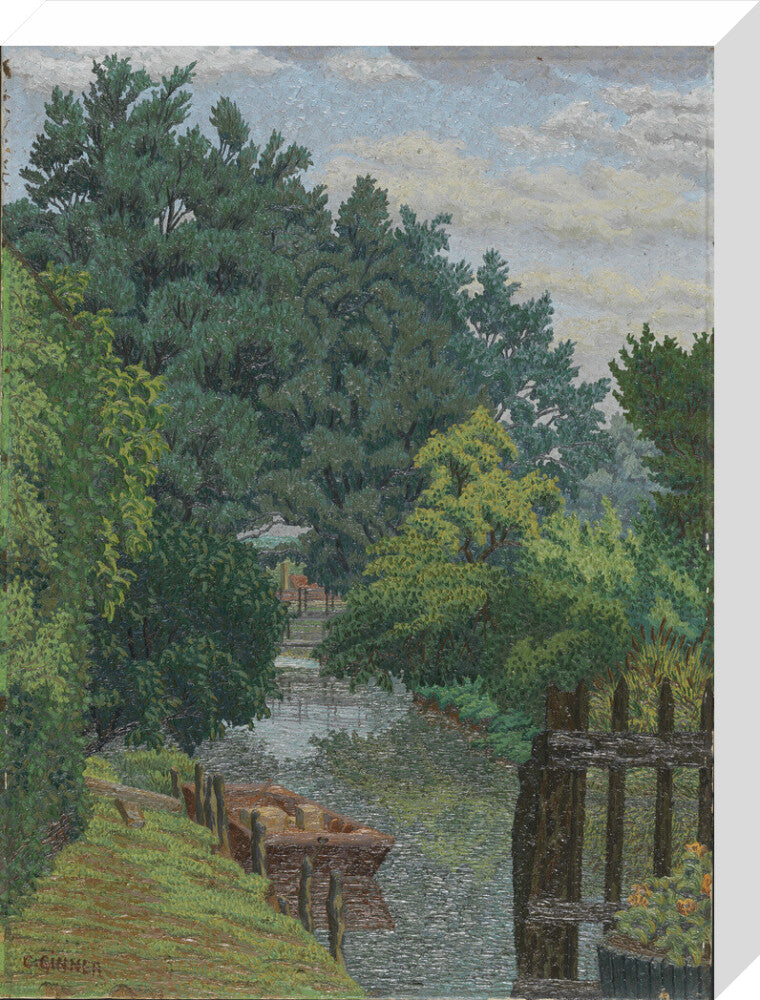 The Punt in the Mill Stream - Art print