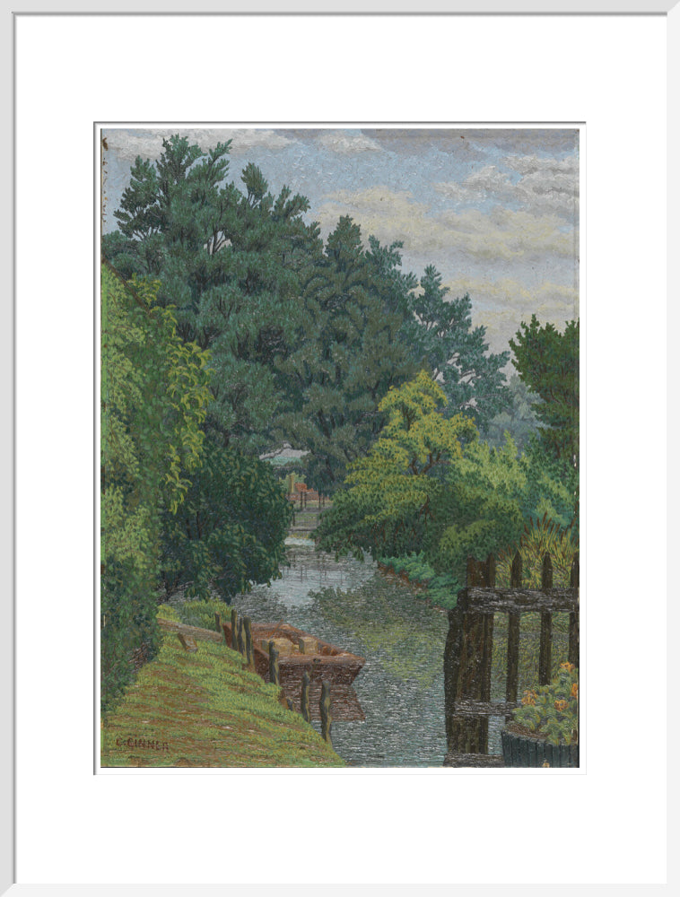 The Punt in the Mill Stream - Art print