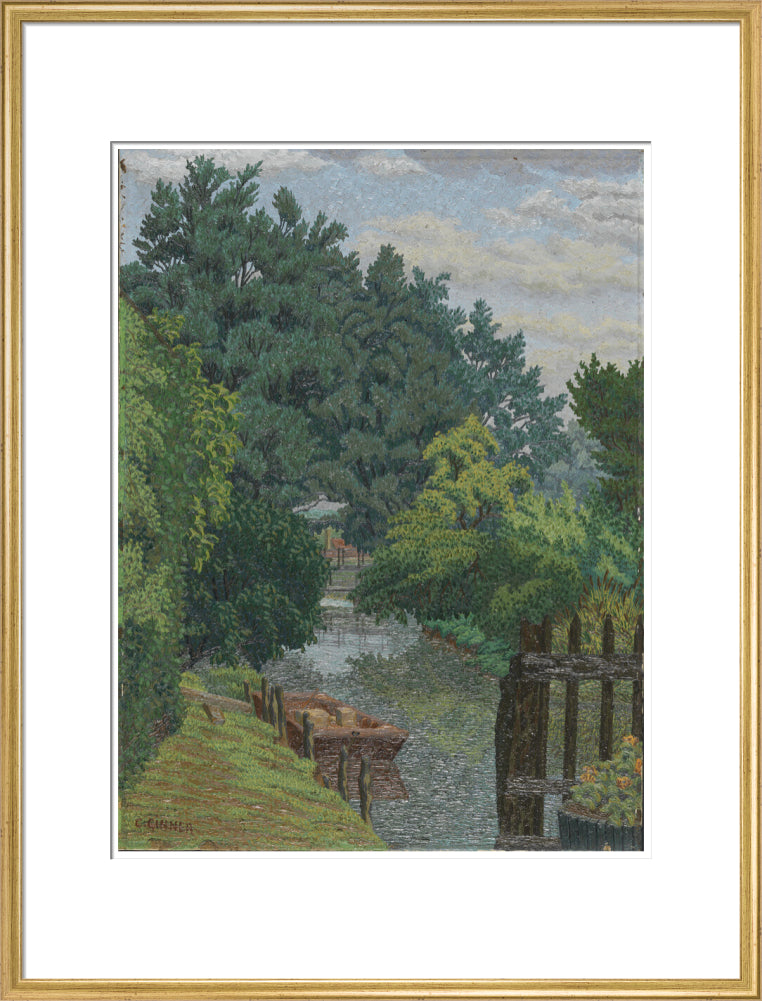 The Punt in the Mill Stream - Art print