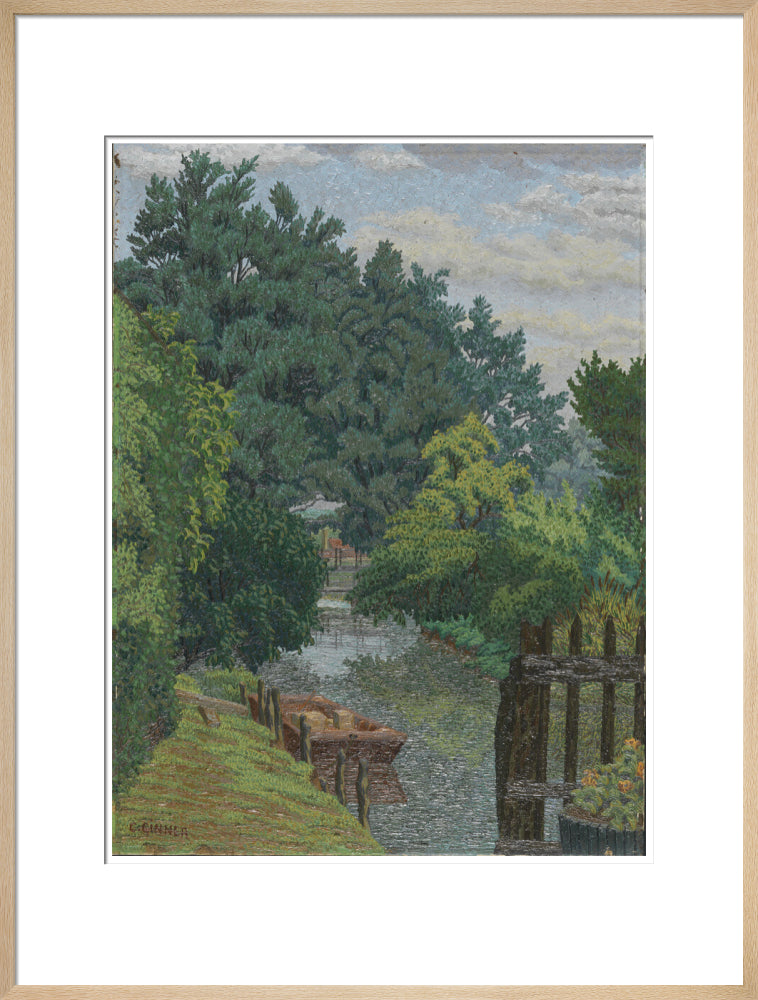 The Punt in the Mill Stream - Art print