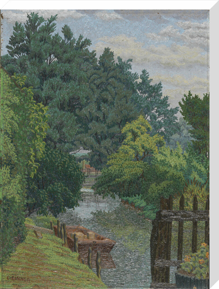 The Punt in the Mill Stream - Art print