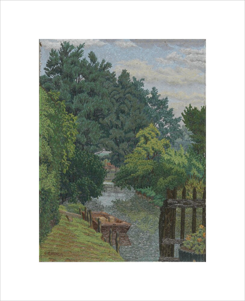 The Punt in the Mill Stream - Art print