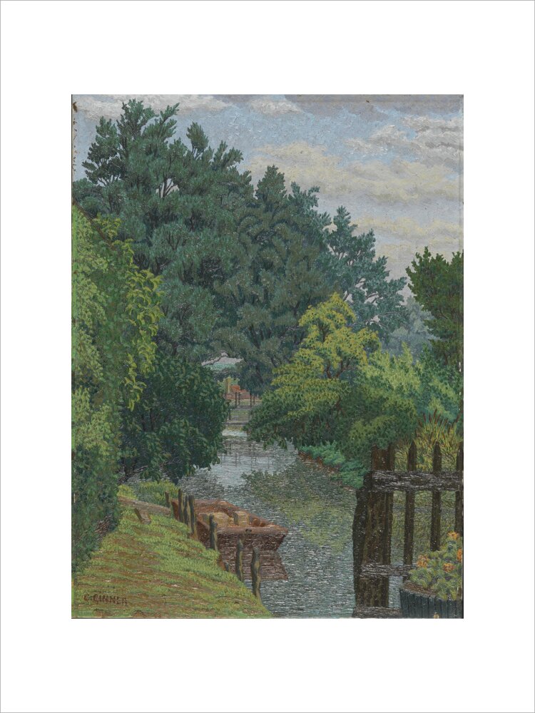 The Punt in the Mill Stream - Art print