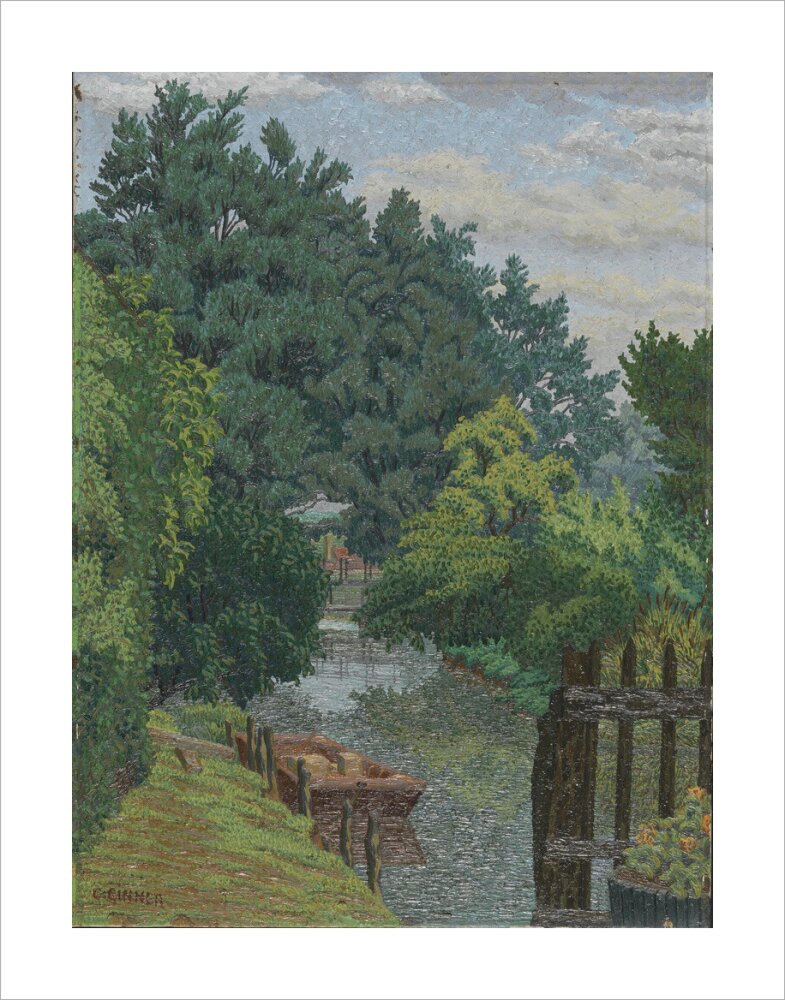 The Punt in the Mill Stream - Art print