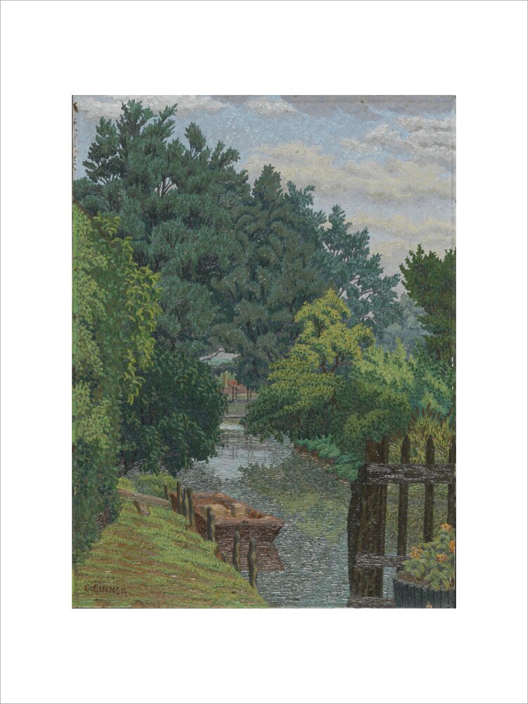 The Punt in the Mill Stream - Art print