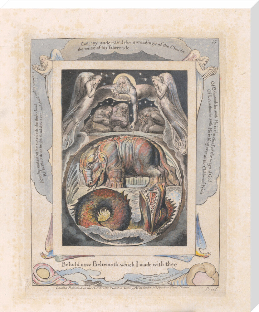 Behemoth and Leviathan - Art print