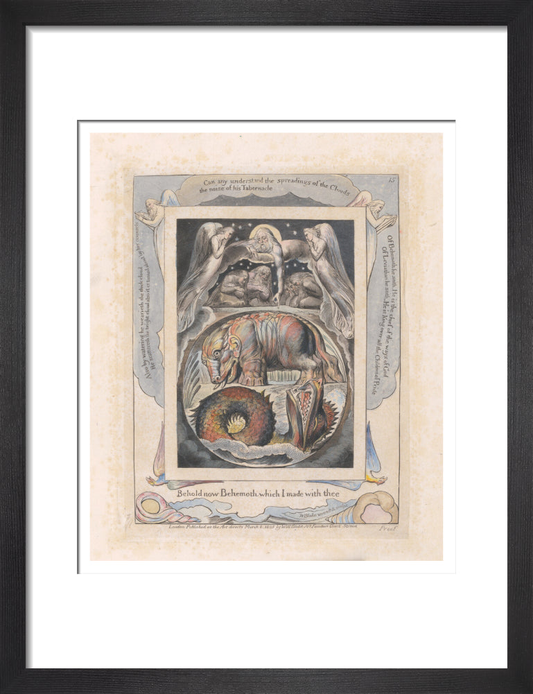 Behemoth and Leviathan - Art print