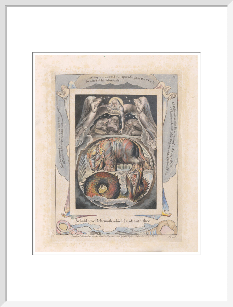 Behemoth and Leviathan - Art print