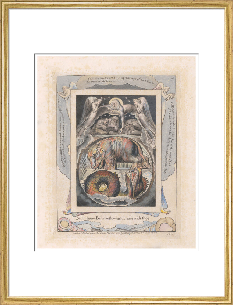 Behemoth and Leviathan - Art print