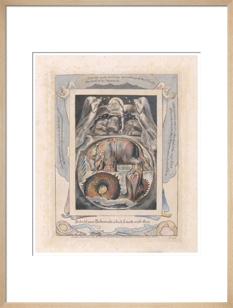 Behemoth and Leviathan - Art print