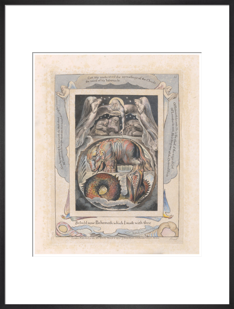 Behemoth and Leviathan - Art print