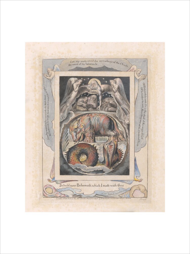 Behemoth and Leviathan - Art print