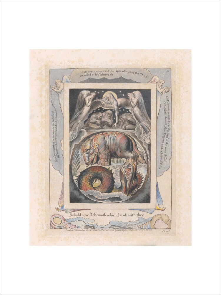 Behemoth and Leviathan - Art print