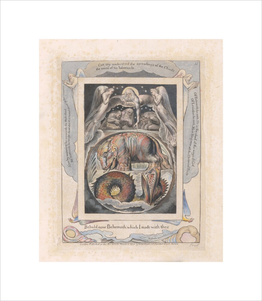 Behemoth and Leviathan - Art print