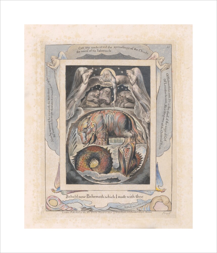 Behemoth and Leviathan - Art print