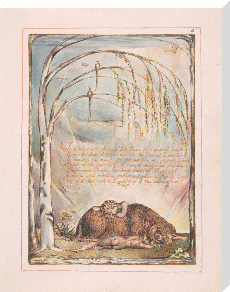 In thunders ends the voice - Art print