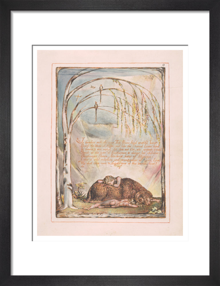 In thunders ends the voice - Art print