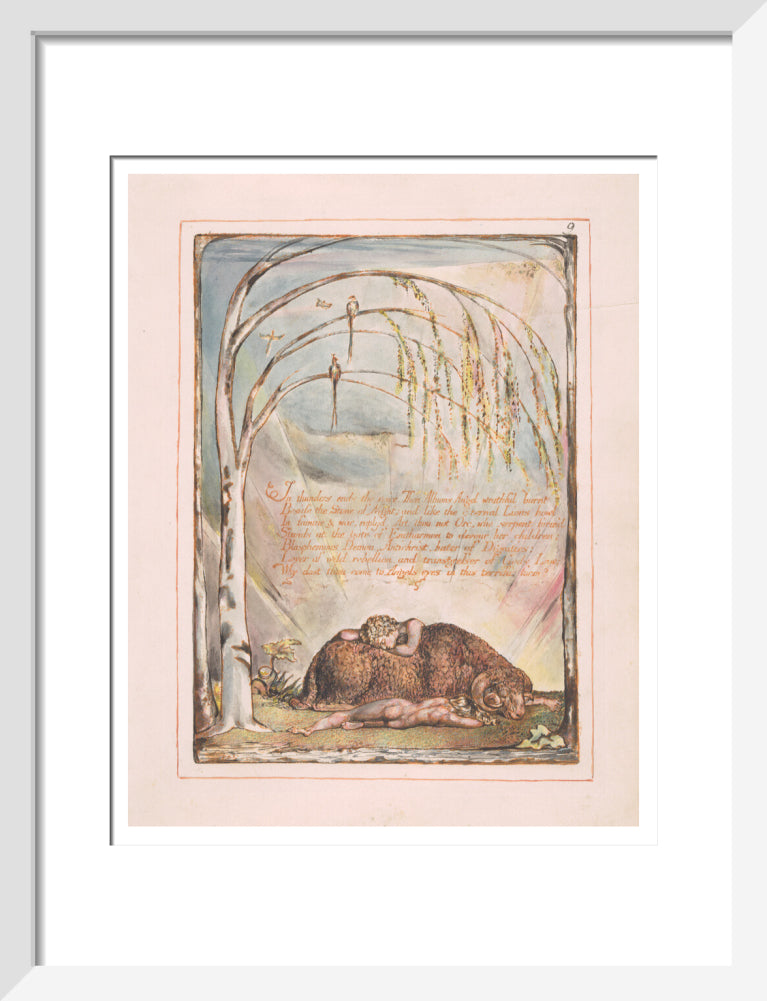 In thunders ends the voice - Art print