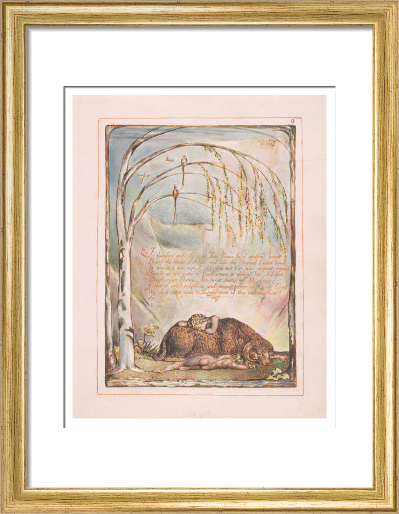 In thunders ends the voice - Art print