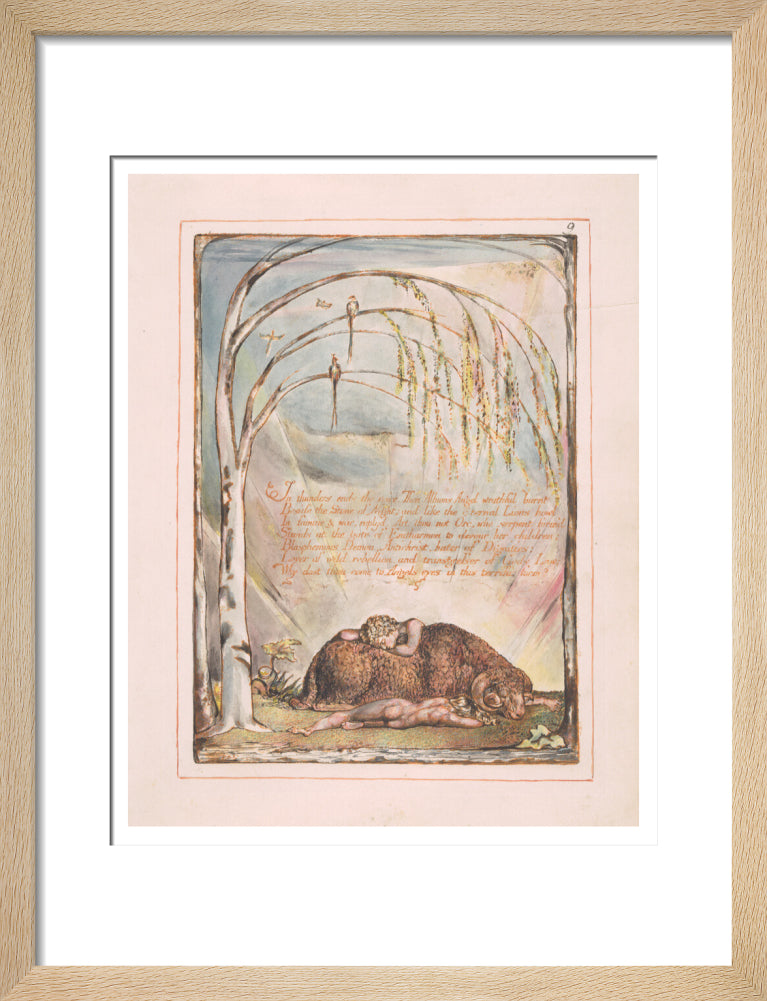 In thunders ends the voice - Art print