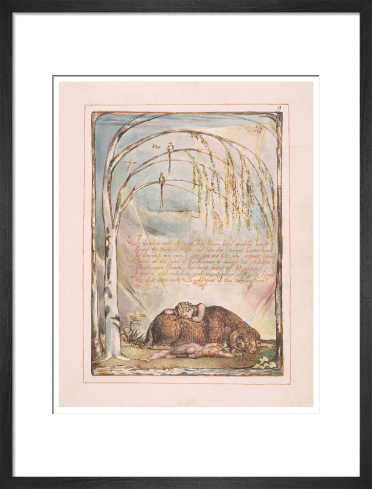 In thunders ends the voice - Art print