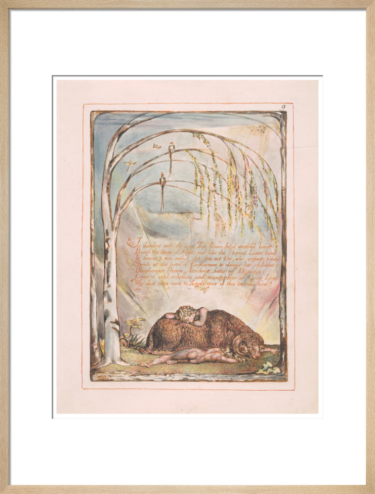 In thunders ends the voice - Art print