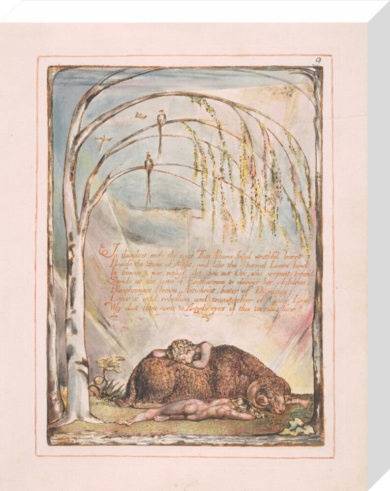 In thunders ends the voice - Art print