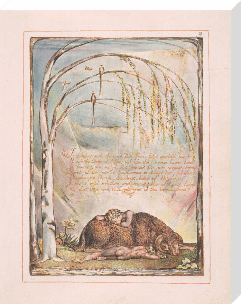 In thunders ends the voice - Art print