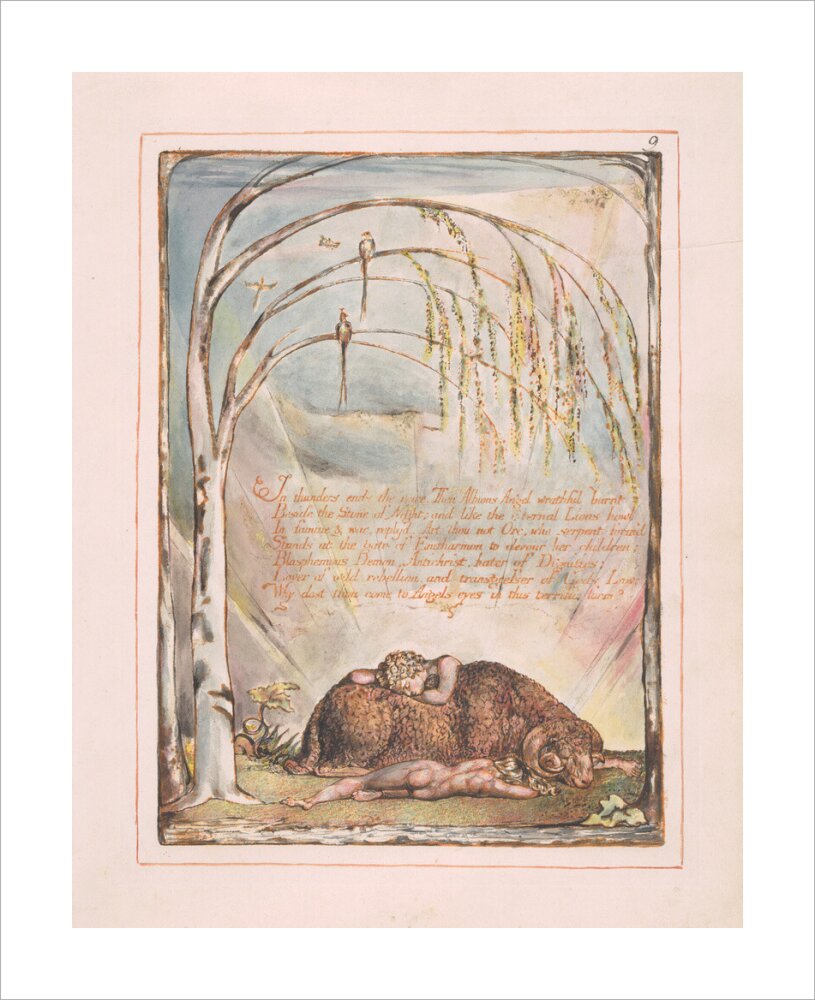 In thunders ends the voice - Art print