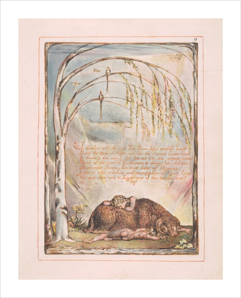 In thunders ends the voice - Art print