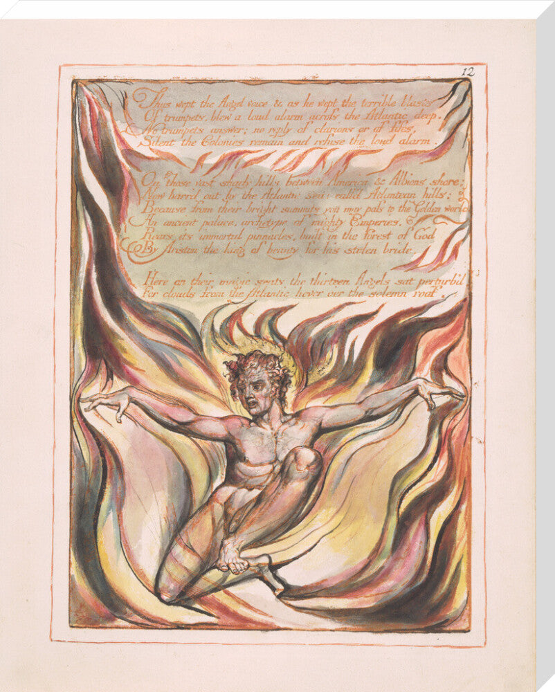 Thus wept the Angel voice - Art print