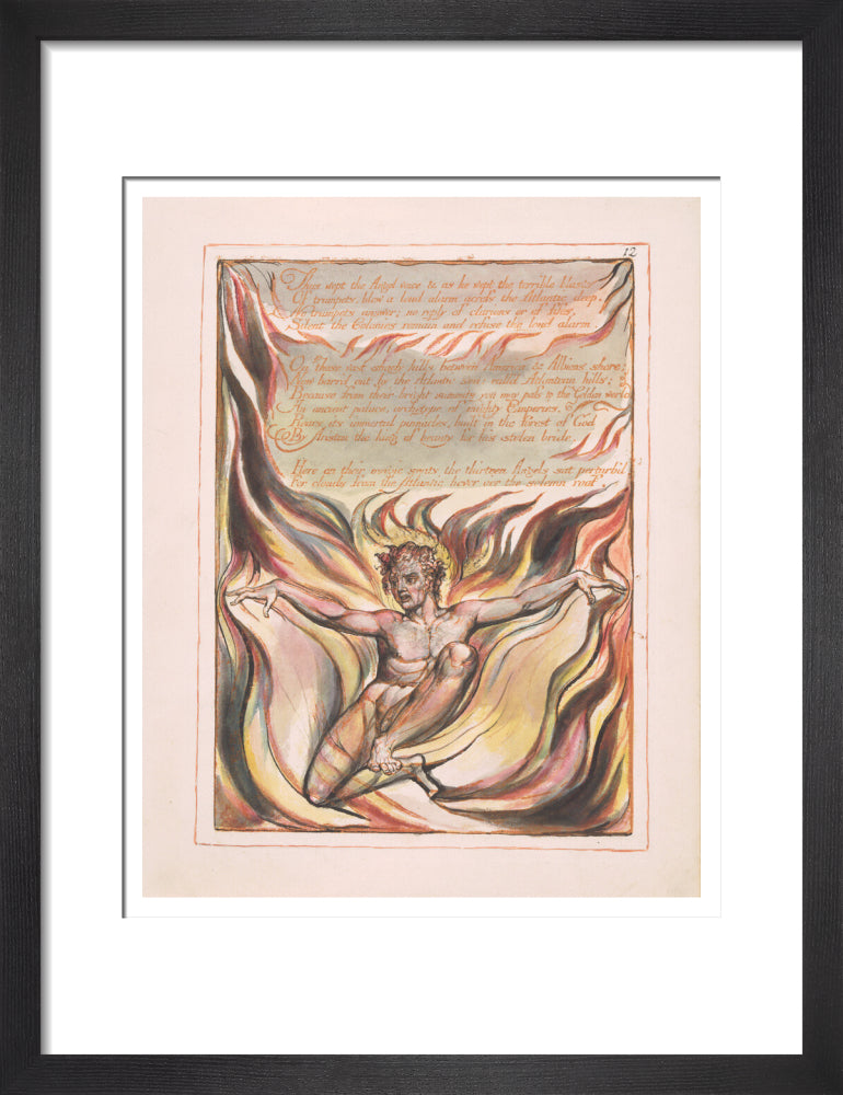 Thus wept the Angel voice - Art print