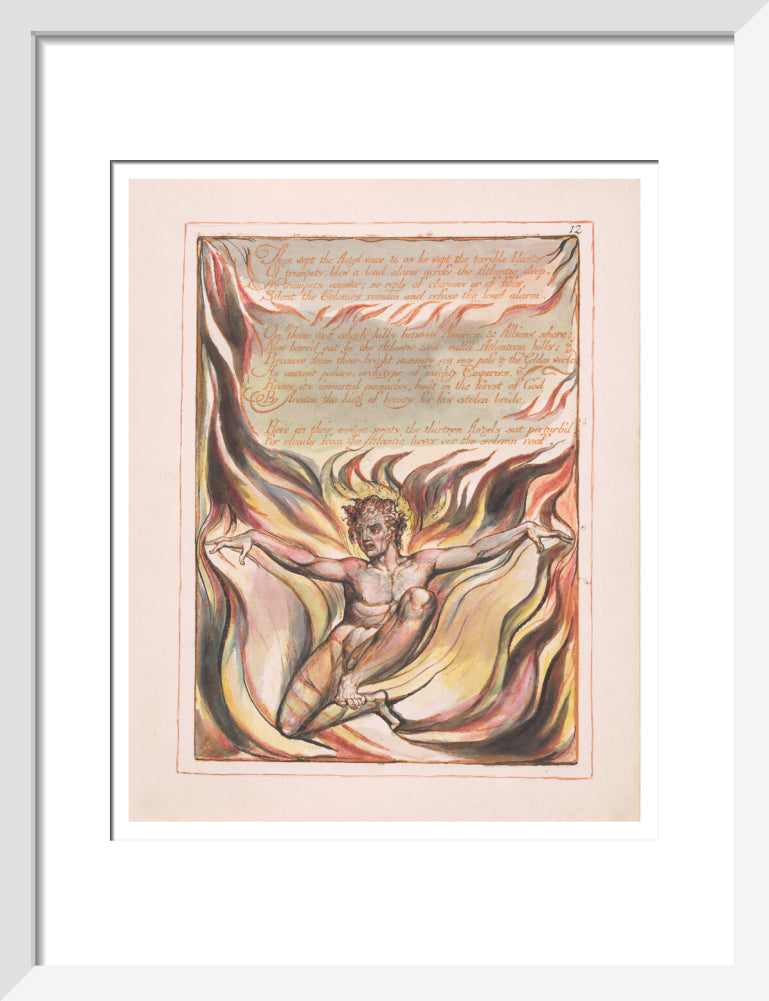 Thus wept the Angel voice - Art print