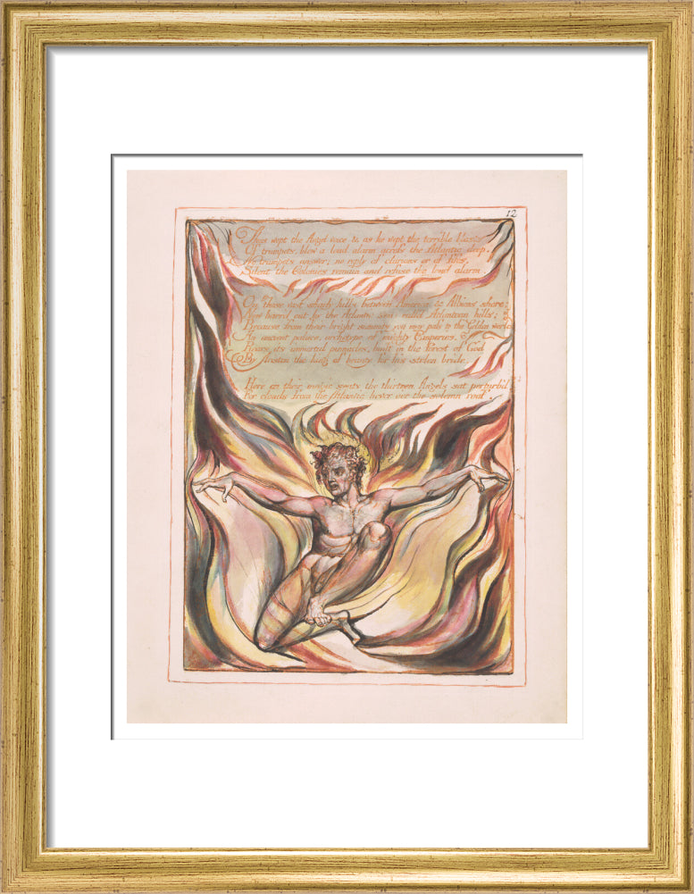 Thus wept the Angel voice - Art print
