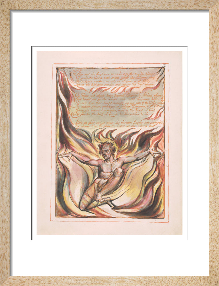 Thus wept the Angel voice - Art print