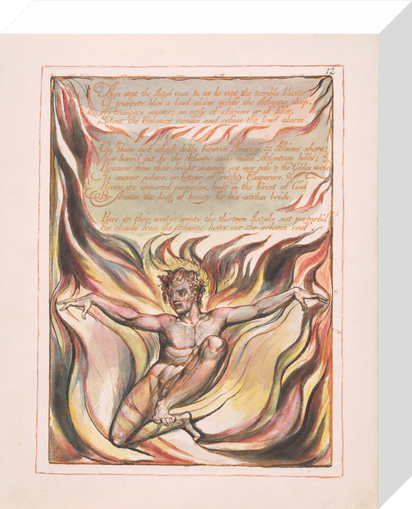 Thus wept the Angel voice - Art print