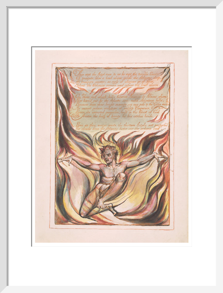 Thus wept the Angel voice - Art print