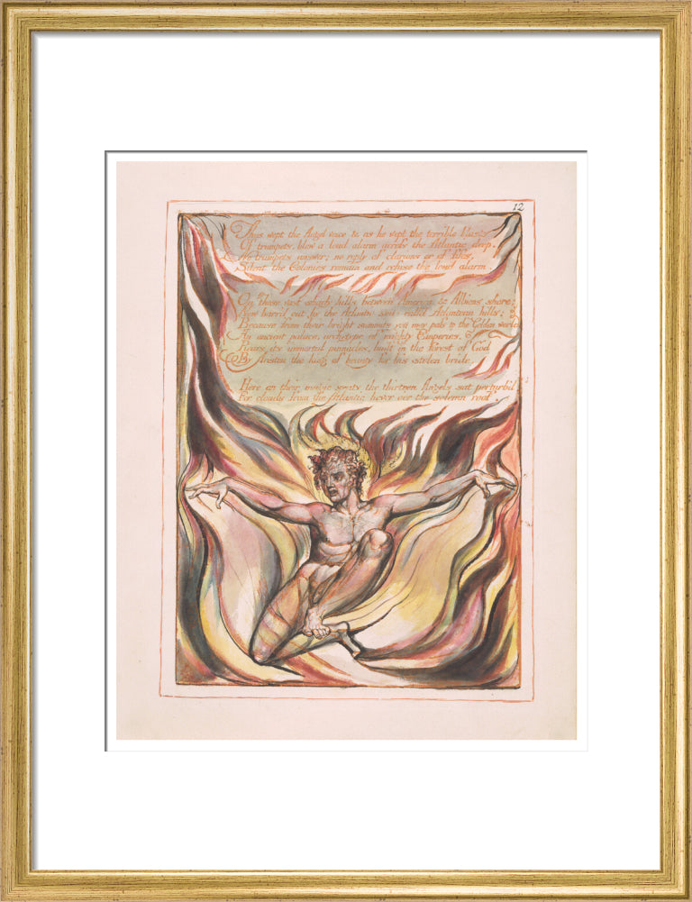 Thus wept the Angel voice - Art print