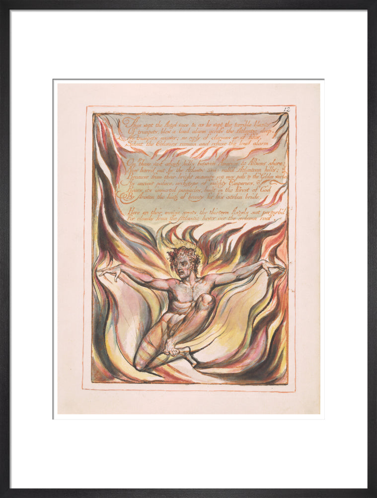 Thus wept the Angel voice - Art print