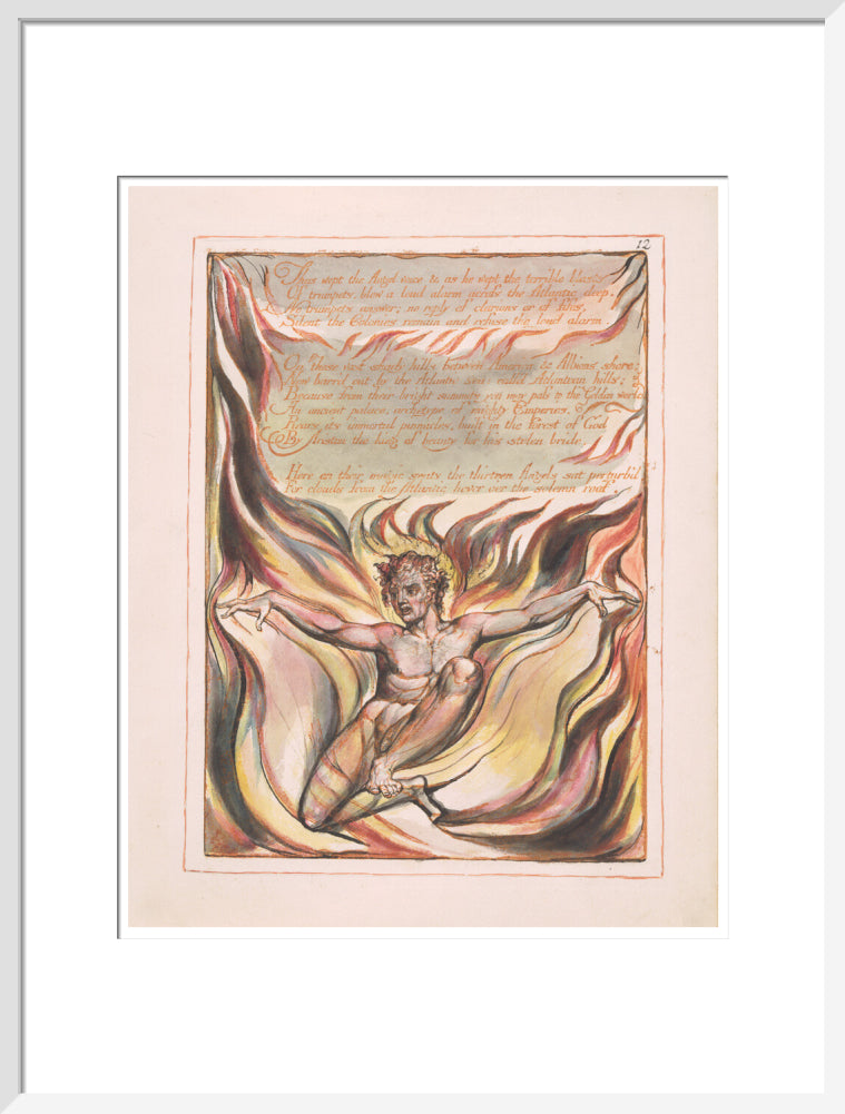 Thus wept the Angel voice - Art print