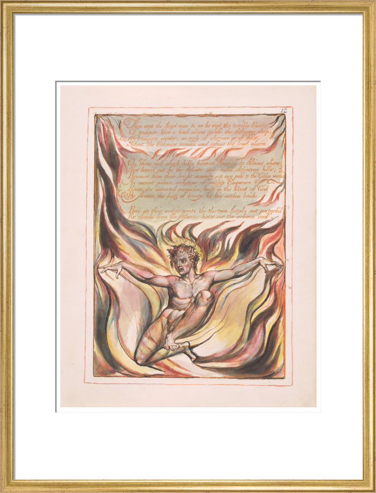 Thus wept the Angel voice - Art print