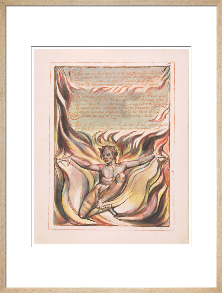 Thus wept the Angel voice - Art print