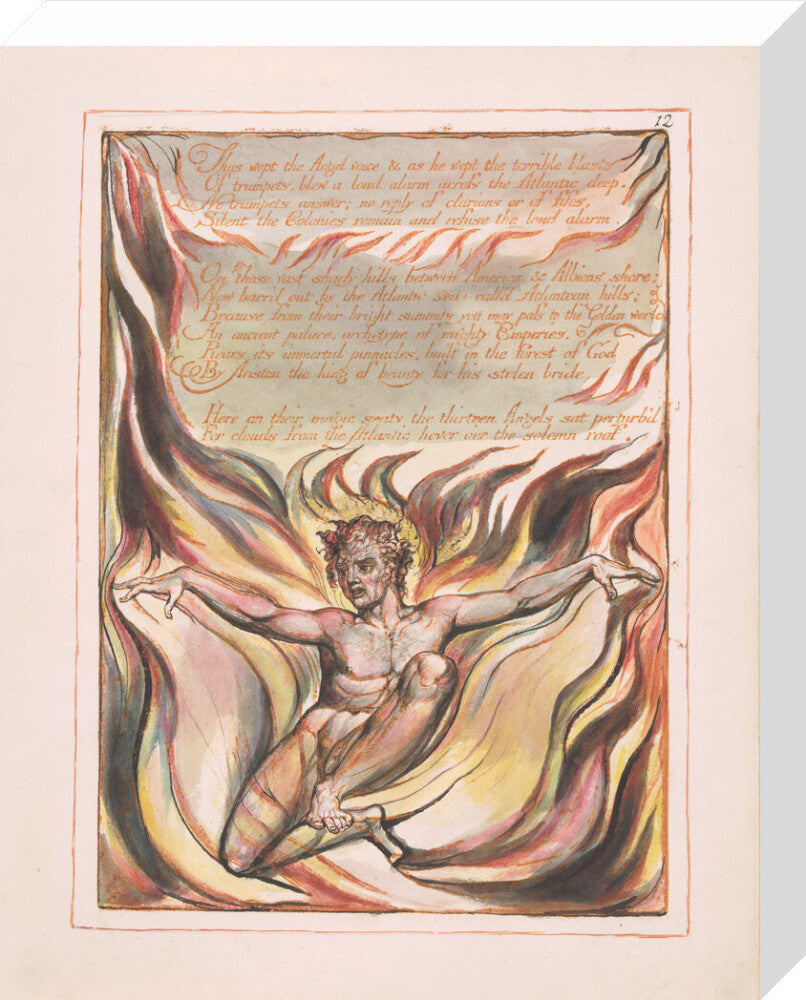 Thus wept the Angel voice - Art print