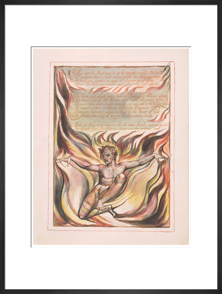 Thus wept the Angel voice - Art print