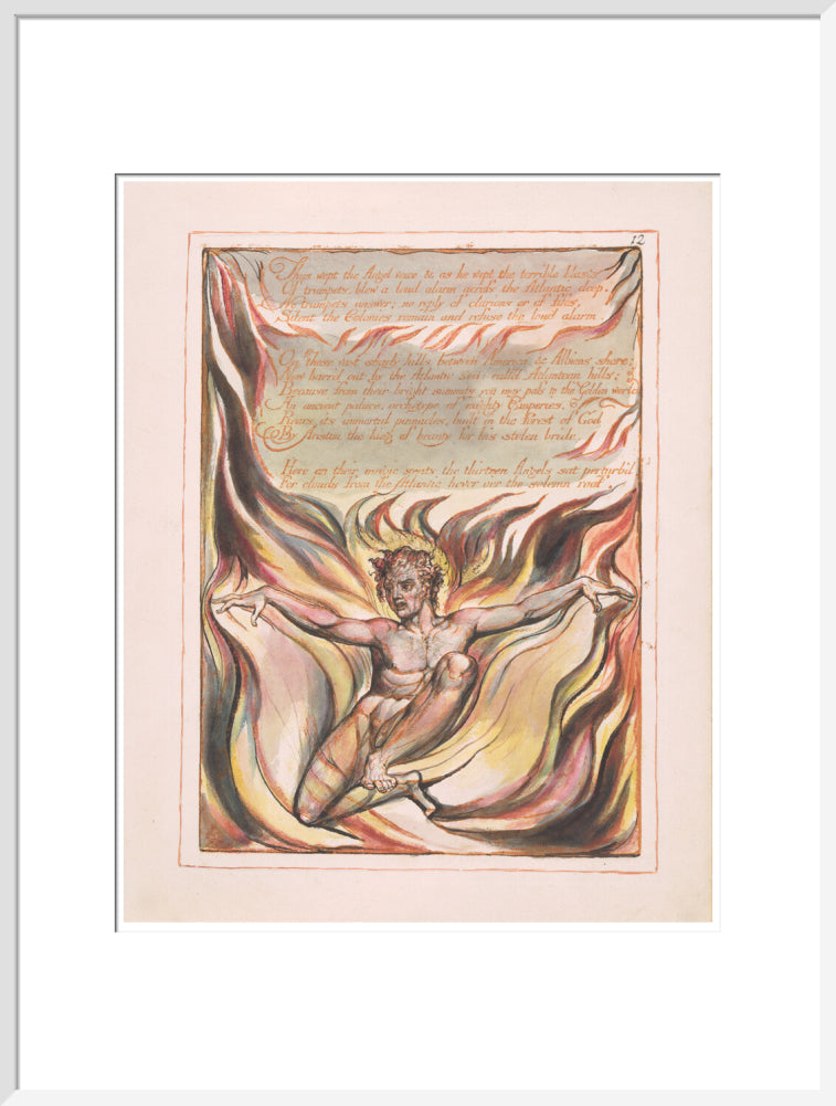 Thus wept the Angel voice - Art print