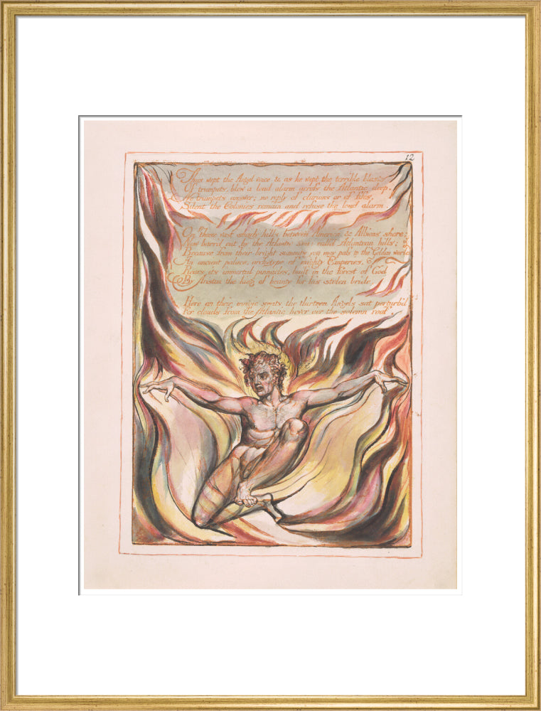 Thus wept the Angel voice - Art print