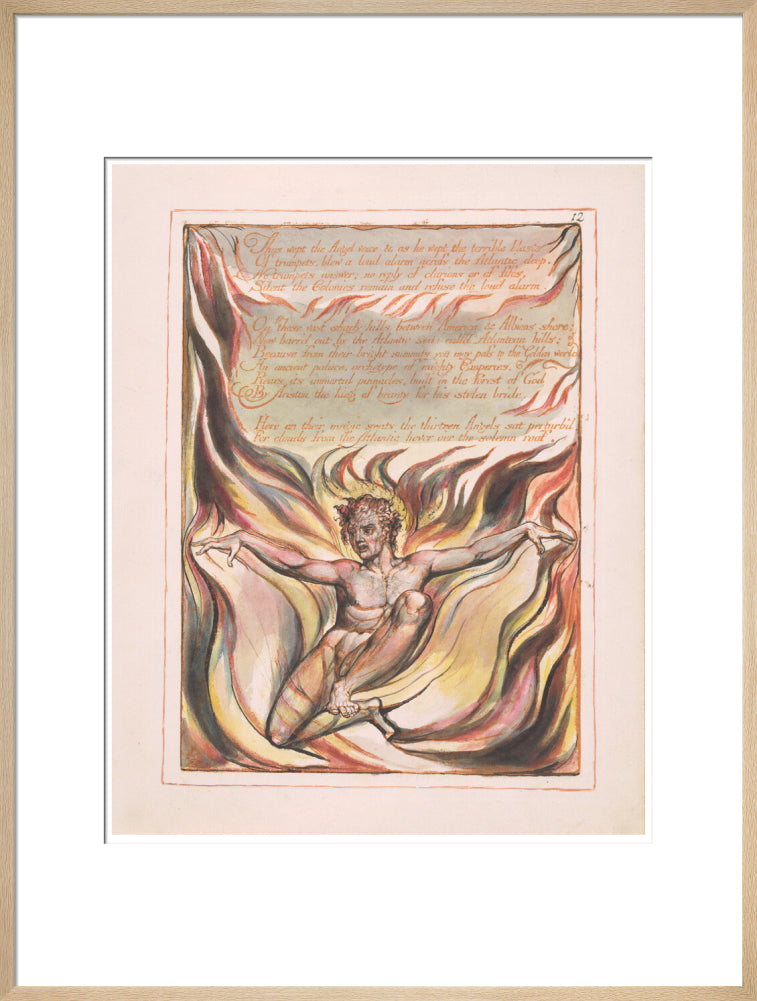 Thus wept the Angel voice - Art print