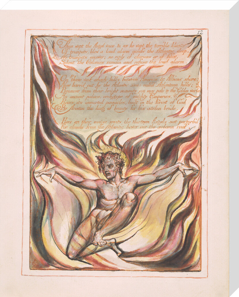 Thus wept the Angel voice - Art print